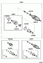 FRONT DRIVE SHAFT 1